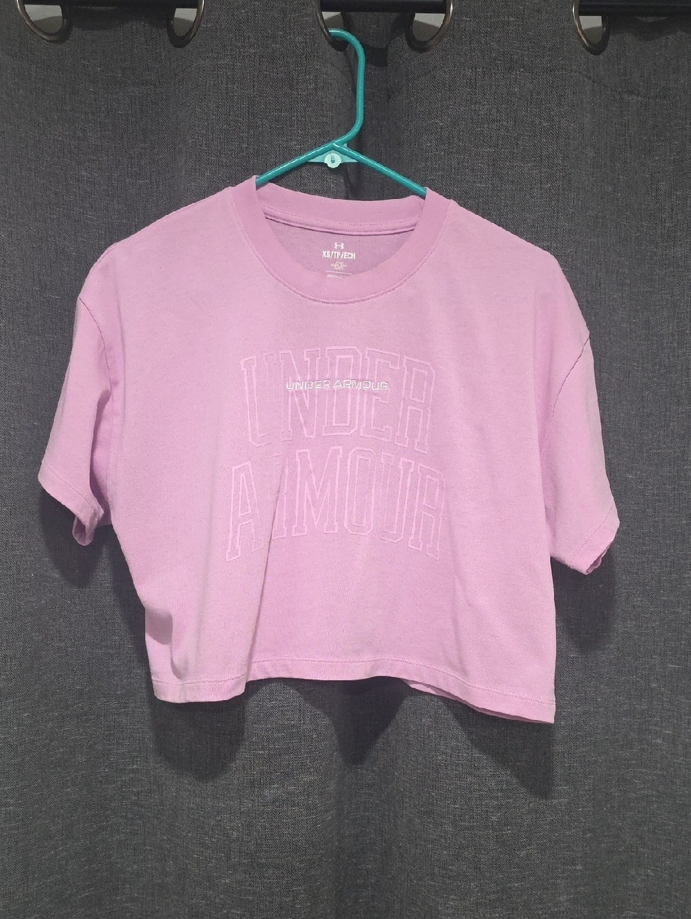 Under Armour Light Pink Collegiate Logo Tee